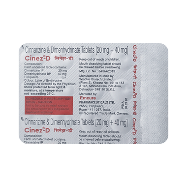 Cinez-D Tablet
