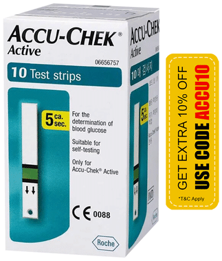 Accu-Chek Active Test Strip (Only Strips) | Diabetes Monitoring Devices