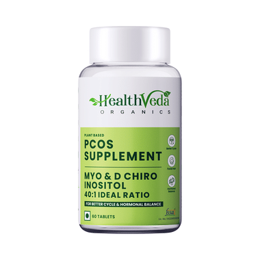 Health Veda Organics PCOS Multivitamin Veg Tablet