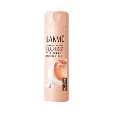 Lakme Skin Perfect Collection Peach Milk VIT E + SPF 24 Moisture-Riser