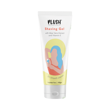 Plush Shaving Gel With Aloe Vera Extract And Vitamin E