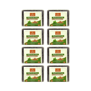 Khadi Pure Basil Scrub Soap (125gm Each)