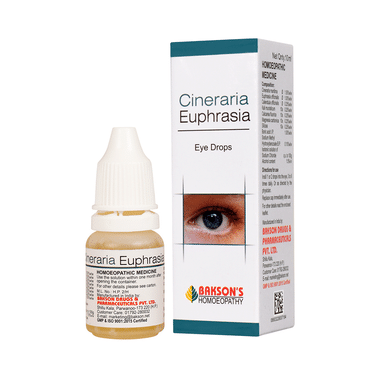 Bakson's Homeopathy Cineraria Euphrasia Eye Drop