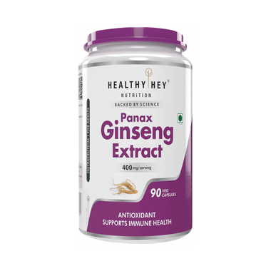 Healthy Hey Panax Ginseng Extract Vegetable Capsule