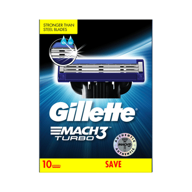 Gillette Mach 3 Shaving Razor Blades Turbo