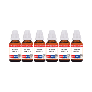 Dr. Majumder Homeo World Calcarea Renalis Dilution(30ml Each) 3 CH