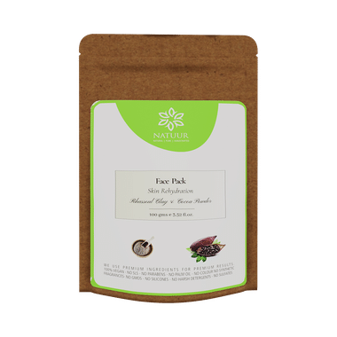 Natuur  Rhassoul Clay & Cocoa Skin Rehydration  Face Pack