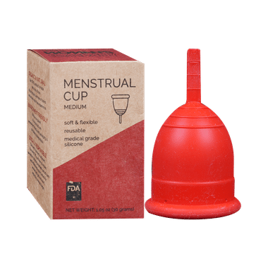 The Woman's Company Red Medium Menstrual Cup
