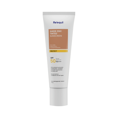 Re'equil Sheer Zinc Tinted Sunscreen SPF 50 PA+++