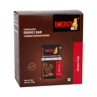 Energy4Me Chocolate Energy Bar (40gm Each)  Bar