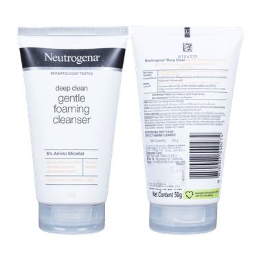 Neutrogena Deep Clean Gentle Foaming Cleanser | For Normal To Sensitive Skin