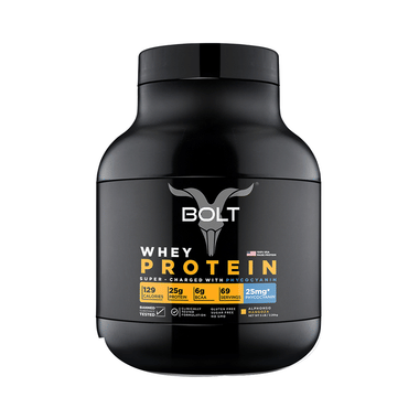 Bolt Whey Protein For Muscle Growth & Lean Muscle Mass | Flavour Powder Alphonso Mangoza