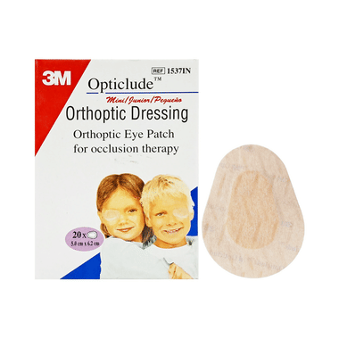 3M Opticlude Orthoptic Eye Patch Junior | For Occlusion Therapy | Eye Care Patch Junior