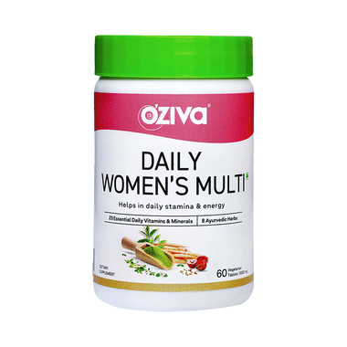 Oziva Daily Women's Multivitamin Veg Tablet For Daily Energy, Hormonal Balance & Stress Management