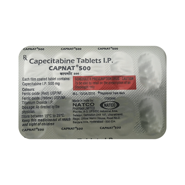 Capnat 500mg Tablet