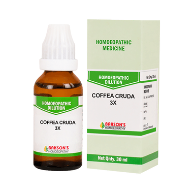 Bakson's Homeopathy Coffea Cruda Dilution 3X