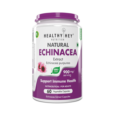 HealthyHey Nutrition Natural Echinacea Extract Vegetable Capsule