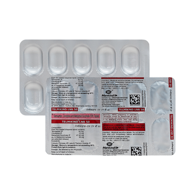 Telmikind LNB 10mg/50mg/40mg Tablet ER