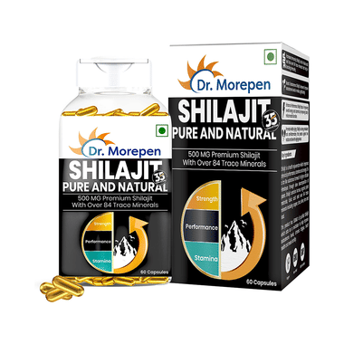 Dr. Morepen Shilajit Capsule | For Strength, Performance & Stamina