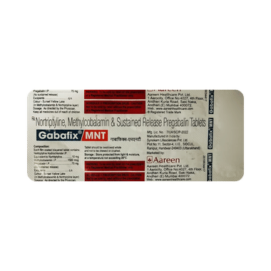 Gabafix MNT Tablet SR