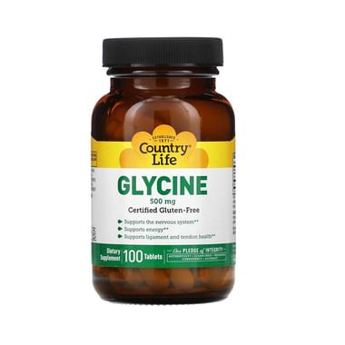 Country Life Glycine 500mg Tablet