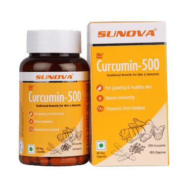 Sunova Curcumin 500 Veg. Capsule