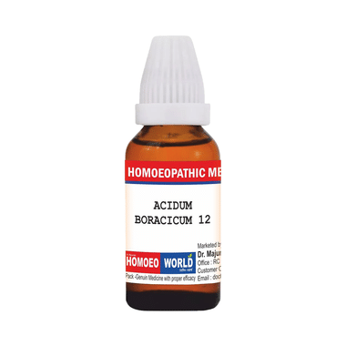 Dr. Majumder Homeo World Acidum Boracicum(30ml Each) 12