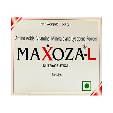 Maxoza-L Nutraceutical Powder With Amino Acids, Vitamins, Minerals & Lycopene | For Men