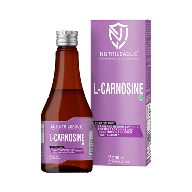 Nutrileague L-Carnosine 100mg for Brain & Memory Support Syrup