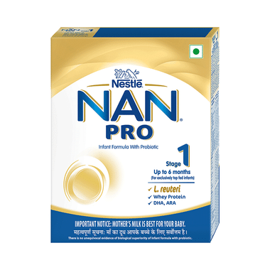 Nestle Nan Pro Stage 1 Infant Formula Milk Powder (Up To 6 Months) Refill