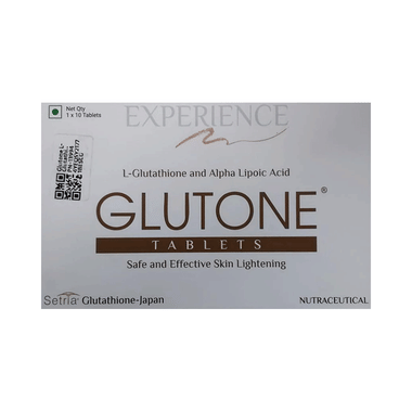 Glutone Tablet| L-Glutathione & Alpha Lipoic Acid