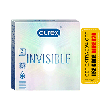 Durex Invisible Super Ultra Thin Condom Condom