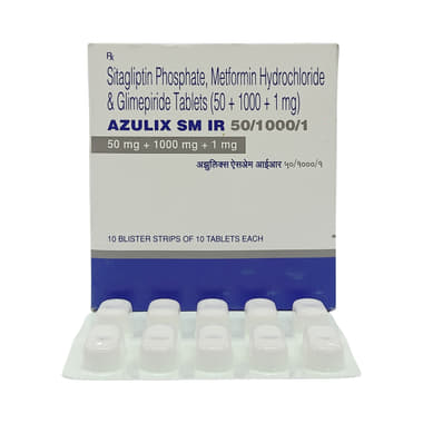 Buy Azulix SM 50mg/1mg/1000mg Tablet IR Online: View Uses, Side Effects ...