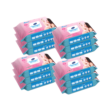 Dignity Spongee Soft And Smooth Baby Cleansing Wipes (72 Each)