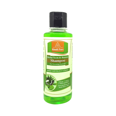 Khadi Pure Herbal Neem & Aloevera Shampoo