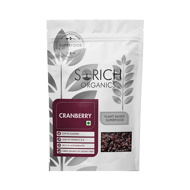 Sorich Organics Plant Based Cranberries Dehydrated Fruits