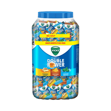 Vicks Double Power Cough Drops Assorted Flavour