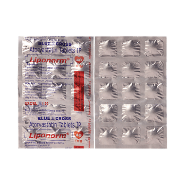 Liponorm 40mg Tablet