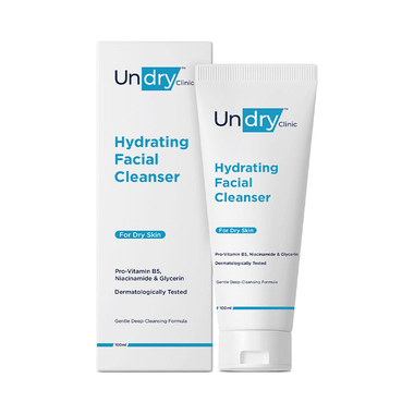 Undry Hydrating Facial Cleanser for Dry Skin