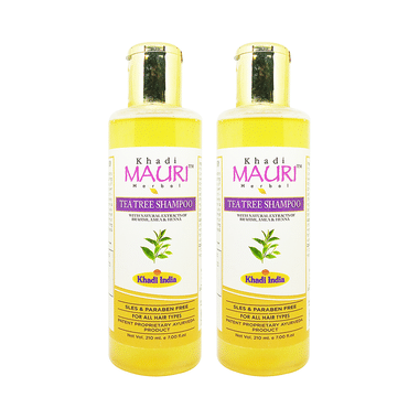 Khadi Mauri Herbal Tea Tree Shampoo (210ml Each)