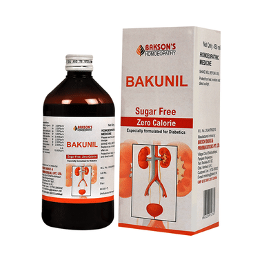 Bakson's Homeopathy Bakunil Syrup Sugar Free