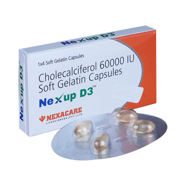 Nexup D3 Soft Gelatin Capsule