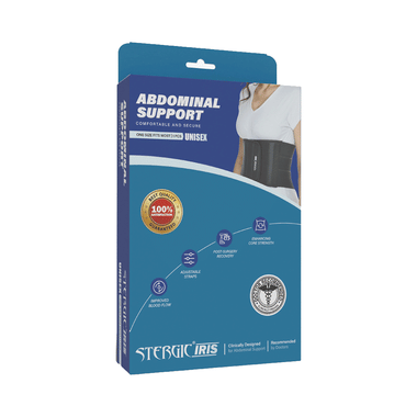 Stergic Iris Abdominal Support Black