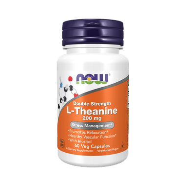 Now Foods L-Theanine 200mg Veg Capsule