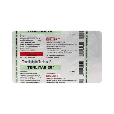 Tenlitab 20 Tablet