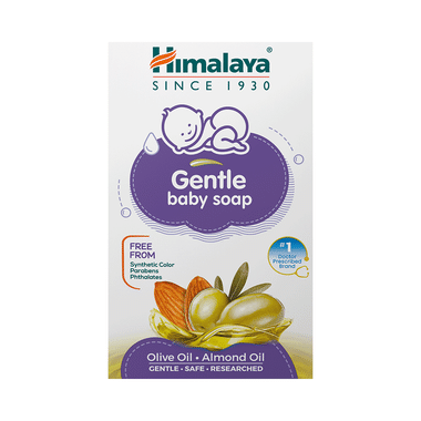 Himalaya Baby Himalaya Gentle Baby Soap For Normal Skin | Cleanses Baby's Skin | Paraben-Free Paraben, Animal Fat, Synthetic Color Free