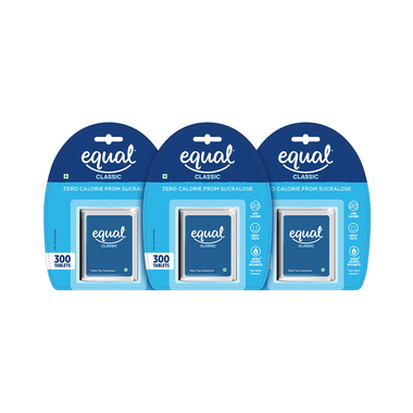 Equal Classic Zero Calorie From Sucralose Tablet (300 Each)