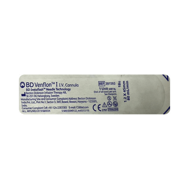 BD Venflon I.V. Cannula 18G
