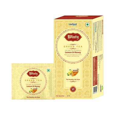 Leeford Lemon & Honey Green Tea Bag (1.7gm Each)