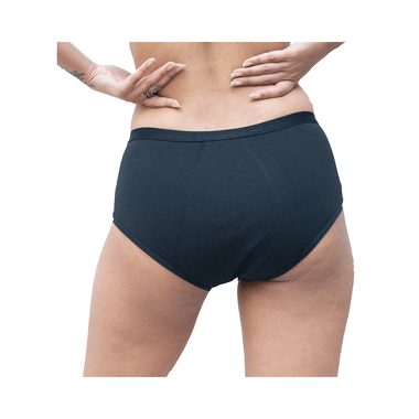 SochGreen Organic Brief Stain Free Period Panty  Black Small